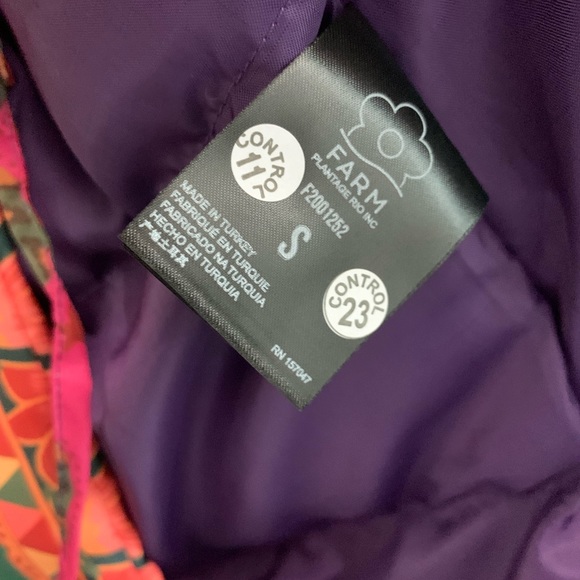 Farm Rio  Mixed Scarves  Kimono Puffer - Picture 14 of 16